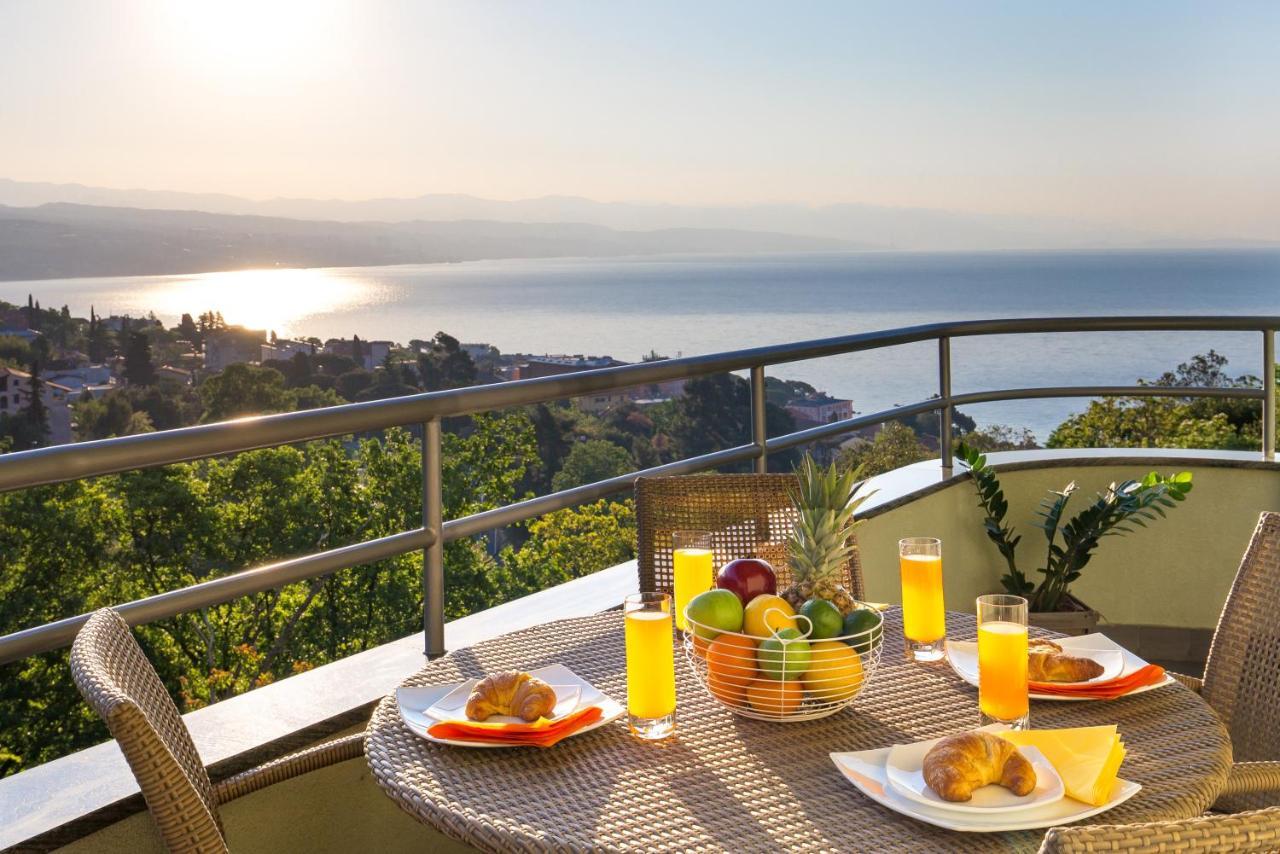 Apartment Maja Opatija With Free Private Parking And Lovely Sea View Terrace Bagian luar foto